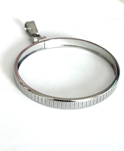 Stainless steel Coin Bezels For 38mm Silver Dollars Morgan, Peace, Ike, Coin (Will not tarnish)