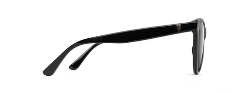 Maui Jim Women's Glory Glory Polarized Cat Eye Sunglasses, Black Gloss w/Man Utd/Neutral Grey, Medium Maui Jim