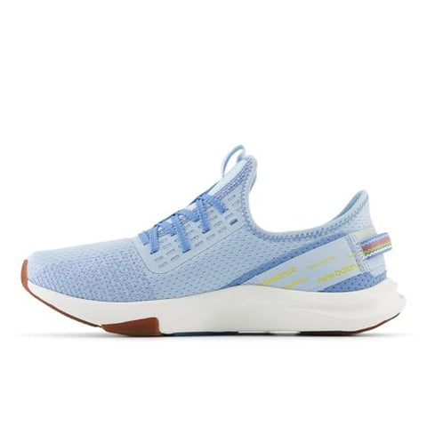 New Balance Women's Dynasoft Nergize Sport V2 Sneaker, Light Chrome Blue/Sea Salt, 7.5 New Balance