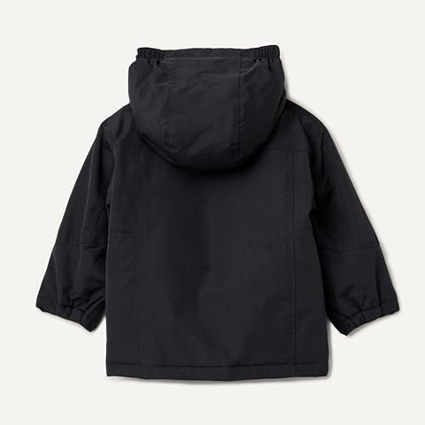 Amazon Essentials Boys' Water Resistant Ski Winter Jacket, Black, XX-Large