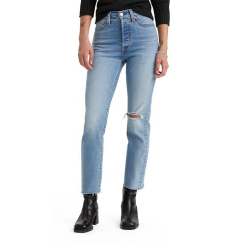 Levi's Women's Wedgie Straight Jeans, (New) Night Sight 28 Regular