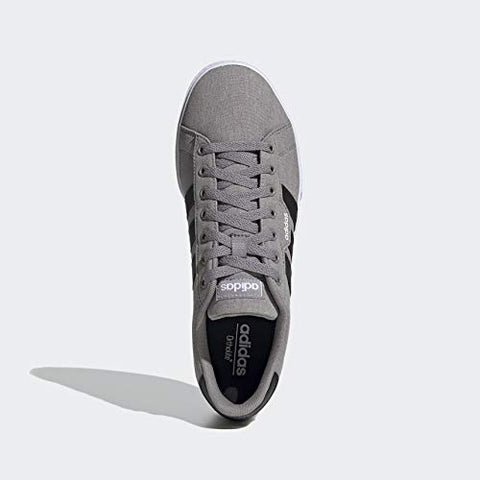 adidas Men's Daily 3.0 Skate Shoe, Dove Grey/Core Black/Cloud White, 10