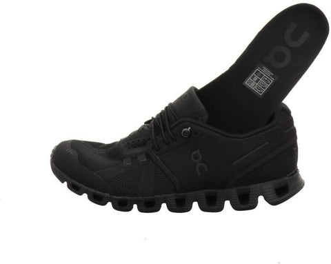 On Women's Cloud 5 Sneakers, All Black, 9