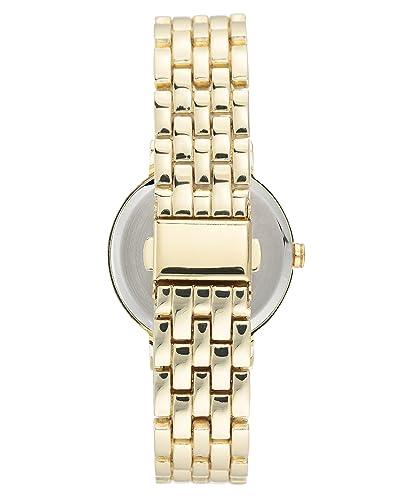 Nine West Women's Gold-Tone Bracelet Watch, NW/2402GLGB