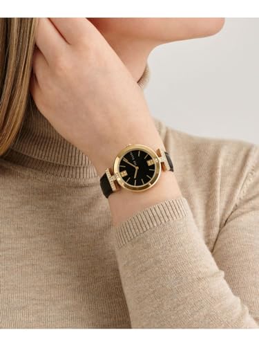 Ted Baker Ladies Black Vegan Leather Strap Watch (Model: BKPDAF3019I) Ted Baker