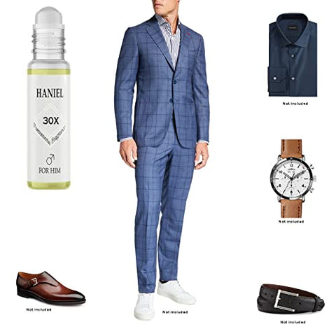 Haniel Mens Cologne Roll on Aromatic Aquatic Perfume For Men Attraction Formula, Her Emotional Loss Cologne for Men