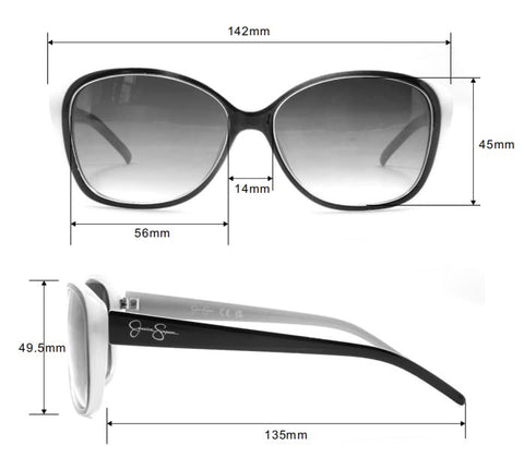 Jessica Simpson Womens J5012 Retro Cat Eye Sunglasses With Uv400 Protection. Glam Gifts For Her, 56 Mm, Animal & Blue, 56 Mm US Jessica Simpson