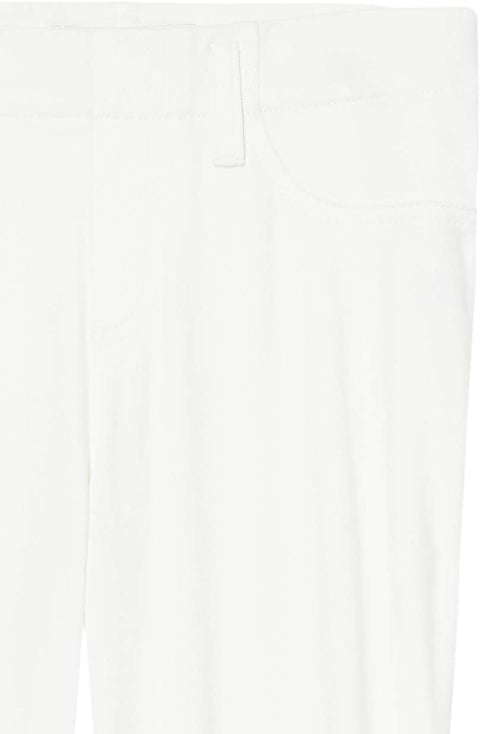 Amazon Essentials Women's Pull-On Stretchy Knit Jegging (Available in Plus Size), White, Medium