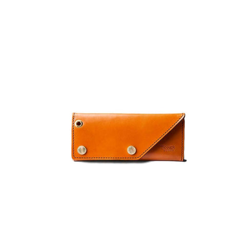 TANNER GOODS Mens Wallet. Mens Leather Wallets. Workman Wallet Four Card Slots with Interior Cash Bill Pockets. Saddle Tan TANNER GOODS