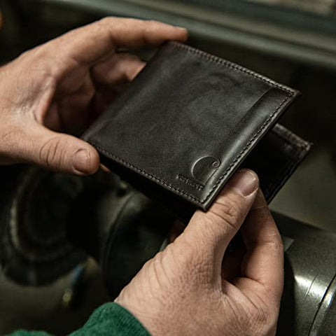 Carhartt Men's Billfold Wallet, Oil Tan Leather (Brown), One Size Carhartt