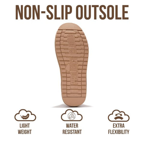 Project Cloud 100% Genuine Leather Ankle Boots for Women - Water Resistant with Memory Foam Insole Winter Boots for Women - Trending Shoes & Comfortable Women's Ankle Boots (Hippy, SANSUE, 8)