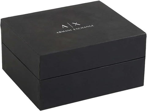A｜X ARMANI EXCHANGE Men's Chronograph Stainless Steel Watch, Color: Silver/Black (Model: AX2600) A｜X ARMANI EXCHANGE