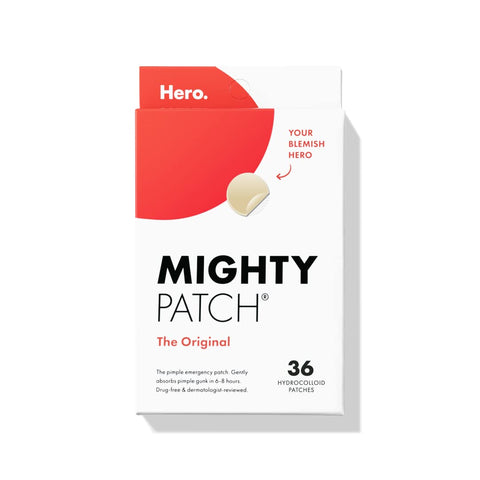 Mighty Patch™ Original patch from Hero Cosmetics - Hydrocolloid Acne Pimple Patch for Covering Zits and Blemishes in Face and Skin, Vegan-friendly and Not Tested on Animals (36 Count) Mighty Patch