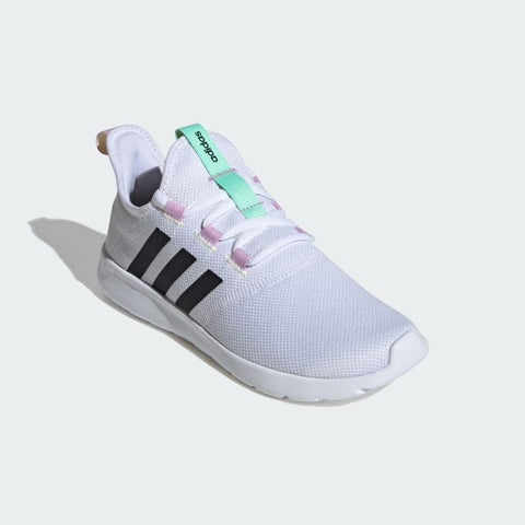 adidas Women's Cloudfoam Pure 2.0 Sneaker, White/Black/Pulse Mint, 8.5 adidas