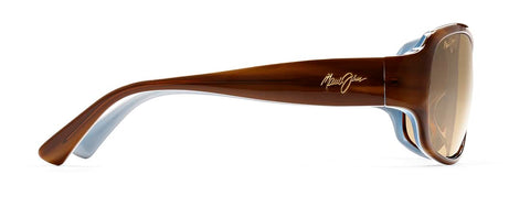 Maui Jim Women's Nalani Polarized Fashion Sunglasses, Tort/White and Blue/HCL® Bronze, Medium Maui Jim