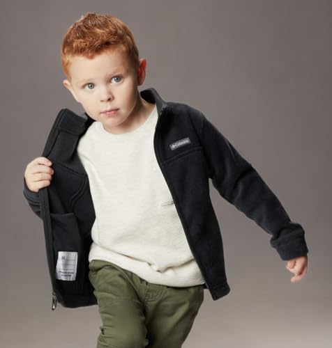 Columbia Toddler Boys Steens Mt II Fleece, Black, 2T