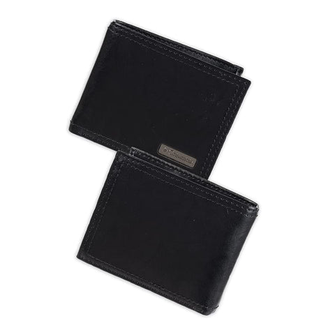 Columbia Men's Johnstown RFID Blocking Extra-Capacity Slimfold Wallet, Black, One Size Columbia