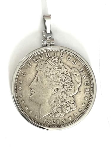 Stainless steel Coin Bezels For 38mm Silver Dollars Morgan, Peace, Ike, Coin (Will not tarnish)