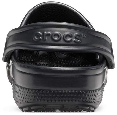 Crocs Unisex-Adult Classic Clogs (Best Sellers), Black, 9 Women/7 Men Crocs