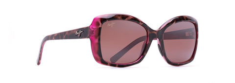 Maui Jim Women's Orchid Polarized Fashion Sunglasses, Tortoise w/ Raspberry/Maui Rose®, Medium Maui Jim