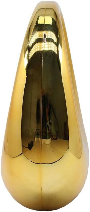 GSYPS Acrylic Evening Clutch Purse Top-handle Moon Hobo Bag, Elegant Marble Handbag for Wedding Cocktail Party B-Gold GSYPS
