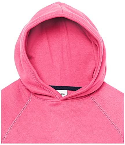Amazon Essentials Girls' Pullover Hoodie Sweatshirt, Bright Pink, X-Small