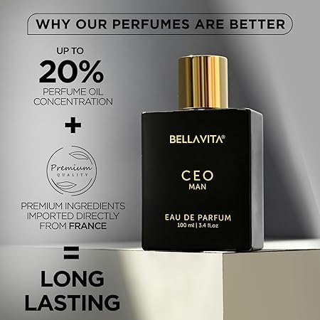 Generic CEO Man Eau De Parfum Perfume with Lemon, Lavender, Tonka, Mandarin & Vetiver|Premium, Long Lasting Woody Fragrance for Men, 100 ML RAWSHANS
