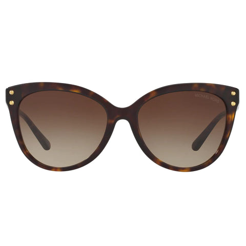 Michael Kors Jan MK2045 55mm Dark Tortoise Acetate/Brown Gradient One Size sunglasses womens Michael Kors
