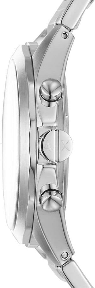 A｜X ARMANI EXCHANGE Men's Chronograph Stainless Steel Watch, Color: Silver/Black (Model: AX2600) A｜X ARMANI EXCHANGE