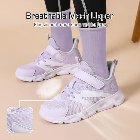 Kids Sneakers for Boys Girls Running Tennis Shoes Anti Slip and Breathable Sport Athletic Suitable for Campus Walking and Playing