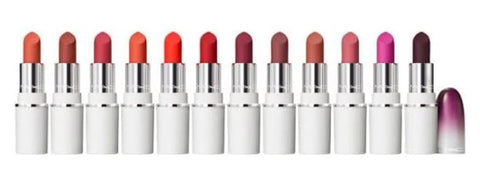 M.A.C Lips By Dozen Mini Podwer Kiss Lipstick x 12 - A Holiday Kit MAC