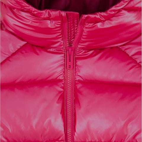 Under Armour Metallic Bomber Puffer Jacket, Virtual Pink, Girl