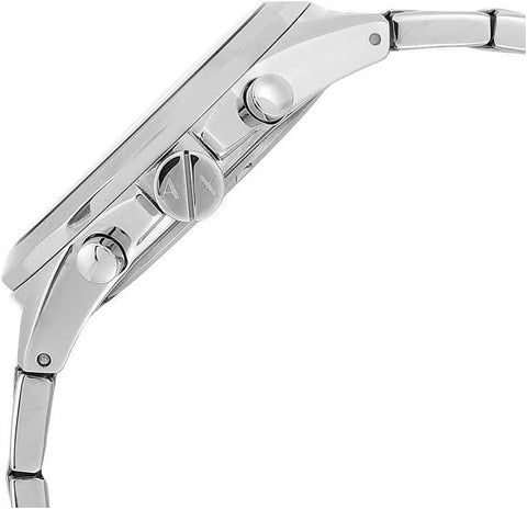 A｜X ARMANI EXCHANGE Men's Chronograph Stainless Steel Watch, Color: Silver/Black (Model: AX2600) A｜X ARMANI EXCHANGE