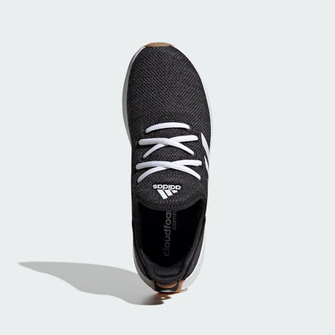 adidas Women's Cloudfoam Pure Sneaker, Black/White/Grey, 8 adidas