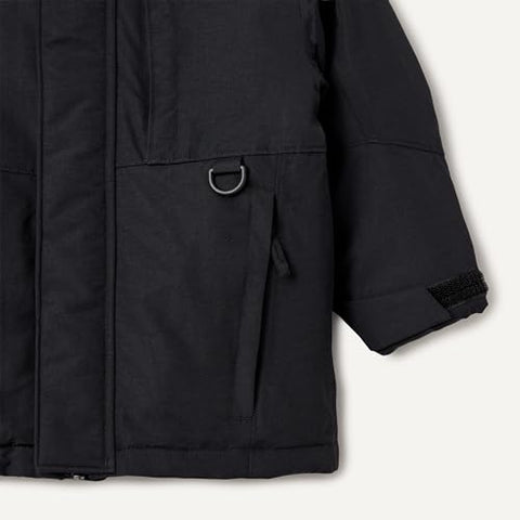 Amazon Essentials Boys' Water Resistant Ski Winter Jacket, Black, XX-Large