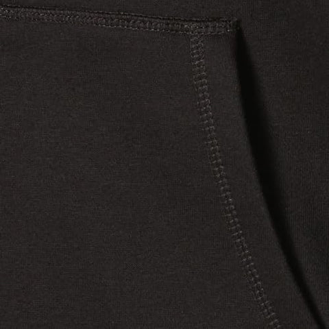 Amazon Essentials Men's Full-Zip Fleece Hoodie (Available in Big & Tall), Black, Large