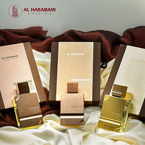 Al Haramain Amber Oud Gold Edition - Arabian Perfume for Women and Men - Unisex Perfume - Long Lasting Amber Perfume for Men and Women - 2 oz Al Haramain