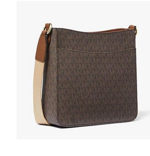 Michael Kors Small Leather Crossbody Bag (Brown) Michael Kors