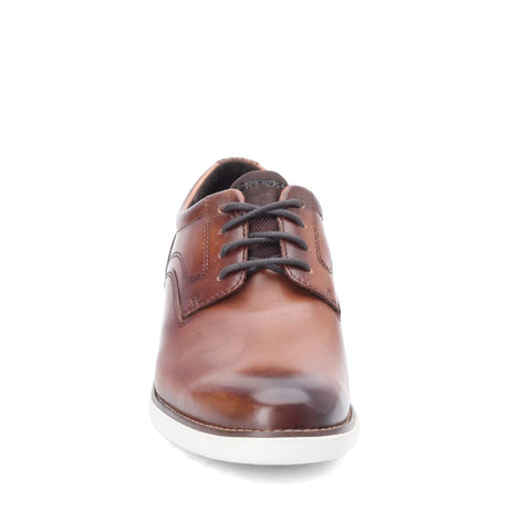 Rockport mens Garett Plain Toe Oxford, Cognac, 7.5 US
