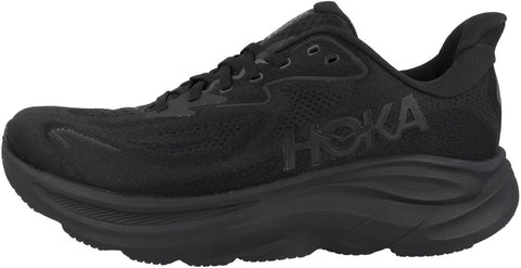 Hoka Men's Clifton 10 Sneaker, Black/Black, 11