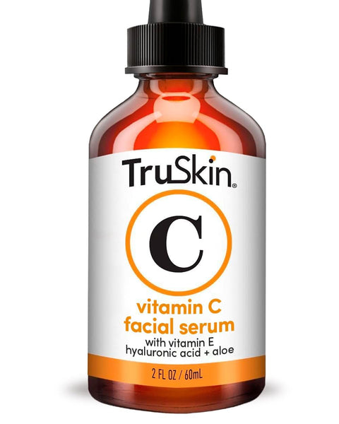 TruSkin Vitamin C Serum For Face – Anti Aging Formula with Vitamin C, Hyaluronic Acid, Vitamin E – Brightening Serum – Improve Appearance of Dark Spots, Tone, Fine Lines & Wrinkles, 2 Fl Oz TruSkin