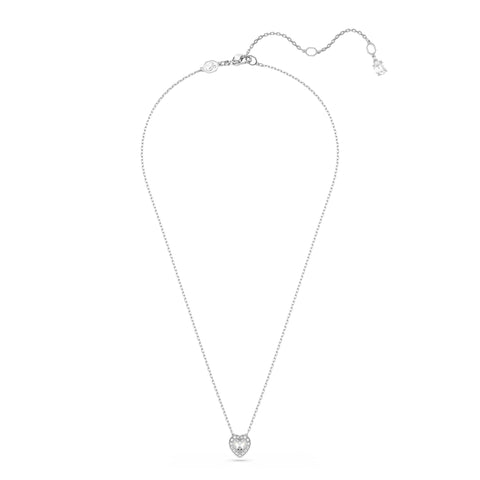 Swarovski Ariana Grande Angelic Crystal Heart Pendant in Rhodium Finish - Part of the Ariana Grande x Capsule Collection