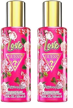 GUESS Love Passion Kiss Fragrance Mist 8.4 Fl Oz (Pack of 2) GUESS