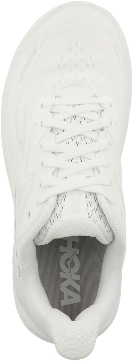 Hoka Women's Clifton 10 Sneaker, White/White, 8