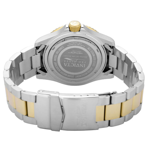 Invicta Men's Pro Diver Quartz Watch with Stainless Steel Strap, Two Tone, 20 (Model: 26972)