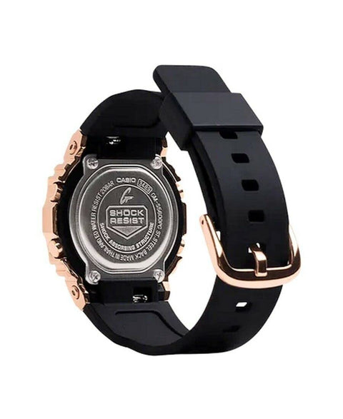 G-Shock Ladies' Casio Digital Rose Gold-Tone and Black Resin Strap Watch GMS5600PG-1 G-Shock
