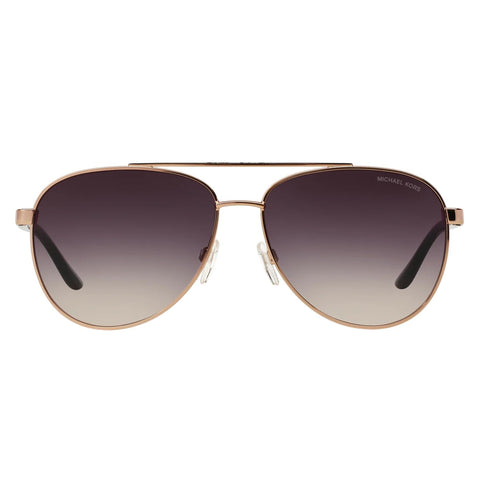 Michael Kors 0MK5007 109936 59 (MK19) Women's Rose Gold Hvar Sunglasses, Gold (rose gold/grey rose gradient), 59 Michael Kors