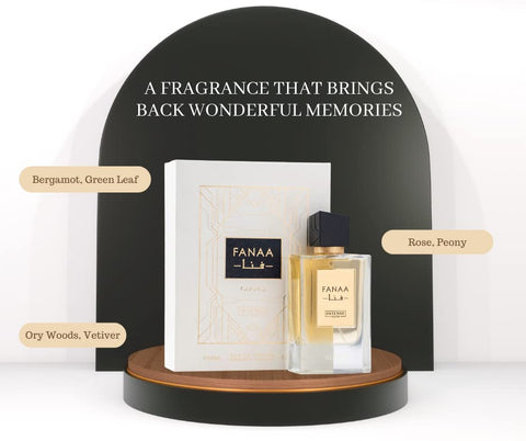INTENSE ELITE Fanaa Glance Eau De Parfum for Women 100ML (3.4Oz) - Arabian Perfumes for women with Bergamot & Green Leaf Notes. Long Lasting Perfume for Women. INTENSE ELITE