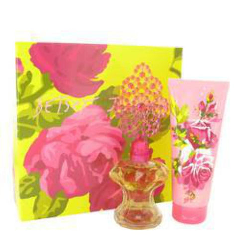 Betsey Johnson by Betsey Johnson Gift Set - 3.4 oz Eau De Parfum Spray 6.7 oz Body Lotion Women Betsey Johnson