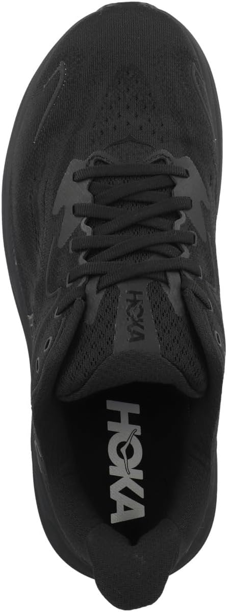 Hoka Men's Clifton 10 Sneaker, Black/Black, 11